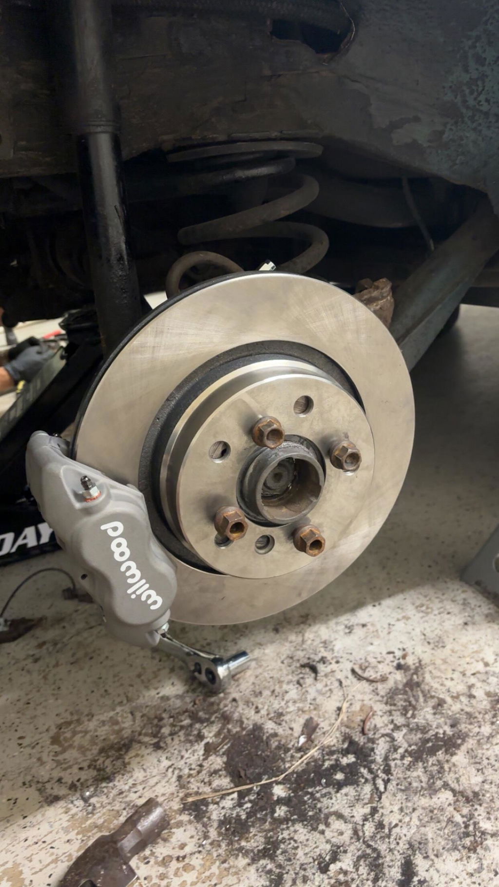 1982 to 1994 BMW 325i 316 318i E30 REAR Wilwood brake upgrade kit  WITH EMERGENCY BRAKE E-BRAKE swap performance non M
