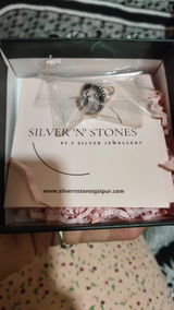 Charming Rava Wire Work Silver Ring