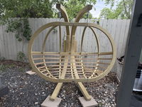 Globo Royal Double Seater Hanging Egg Chair Set