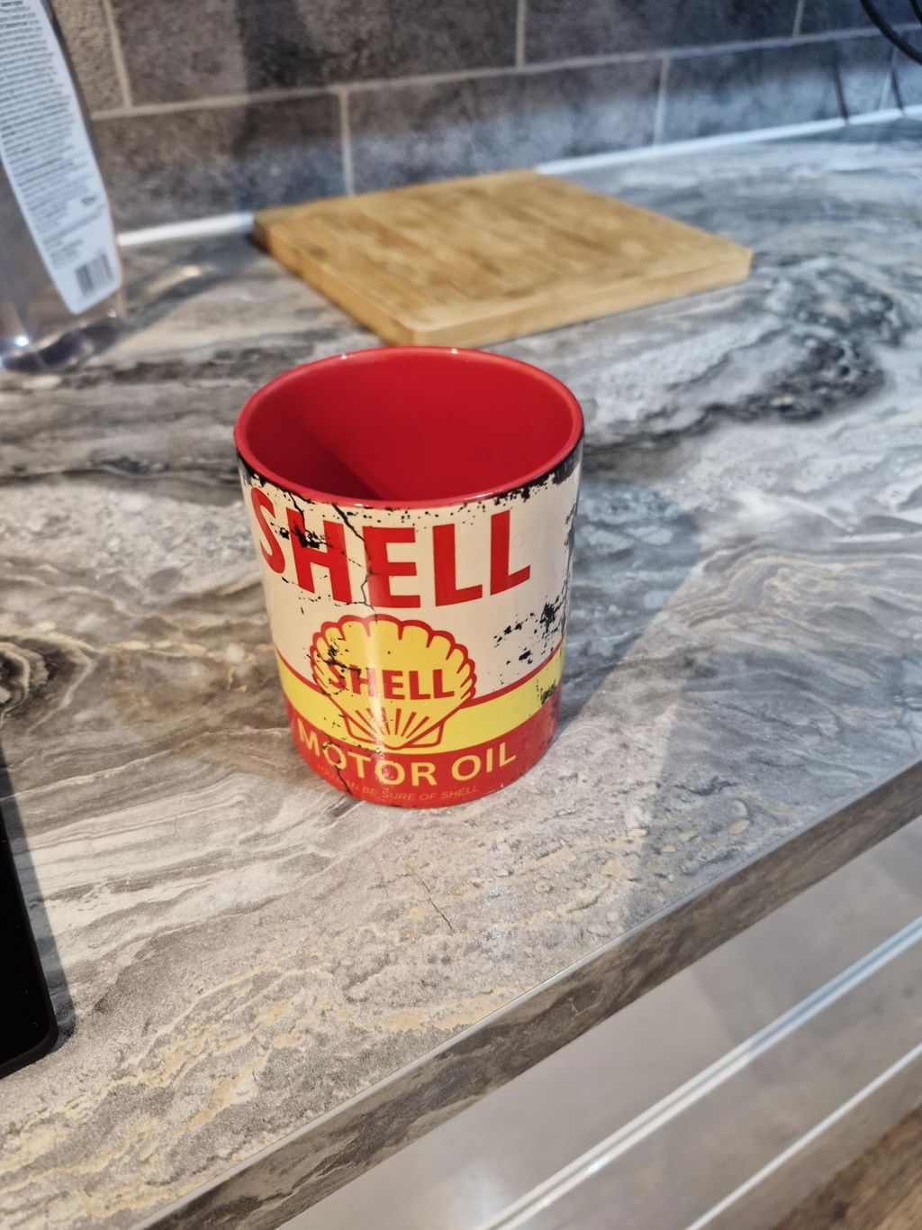 Shell Motor Oil Mug – Vintage Petrol Can Gift