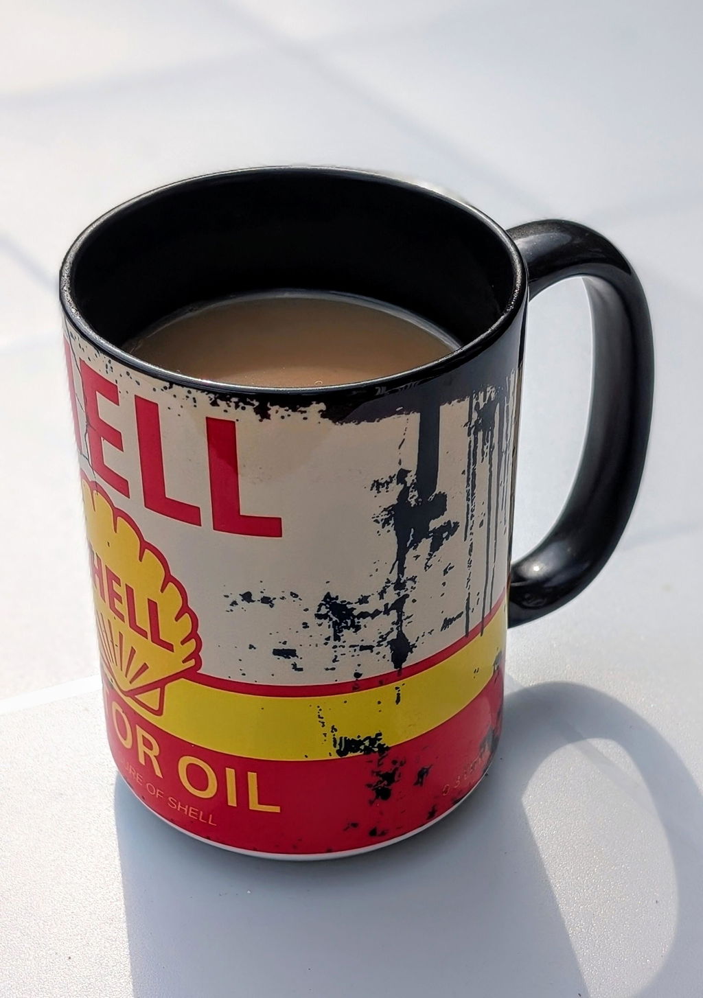 Shell Motor Oil Mug – Vintage Petrol Can Gift