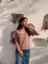 Brown Graphic T-shirt