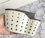 Adjustable Hanging Kitchen Sink Soap & Sponge Basket