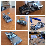 DeLorean Tijdmachine Metalen Bouwpakket | Back to the Future Auto