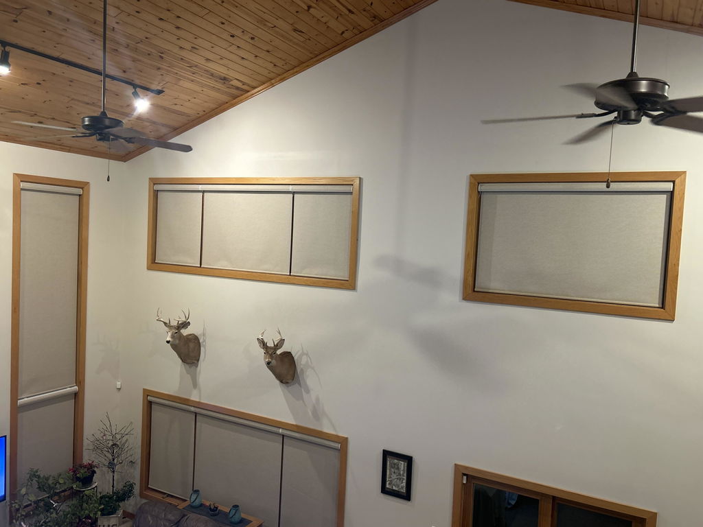 SmartWave Motorized Roller Shades 100% Blackout Wilderness