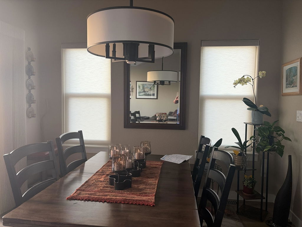SmartWave Motorized Light Filtering Roller Shades 70% Blackout Essence