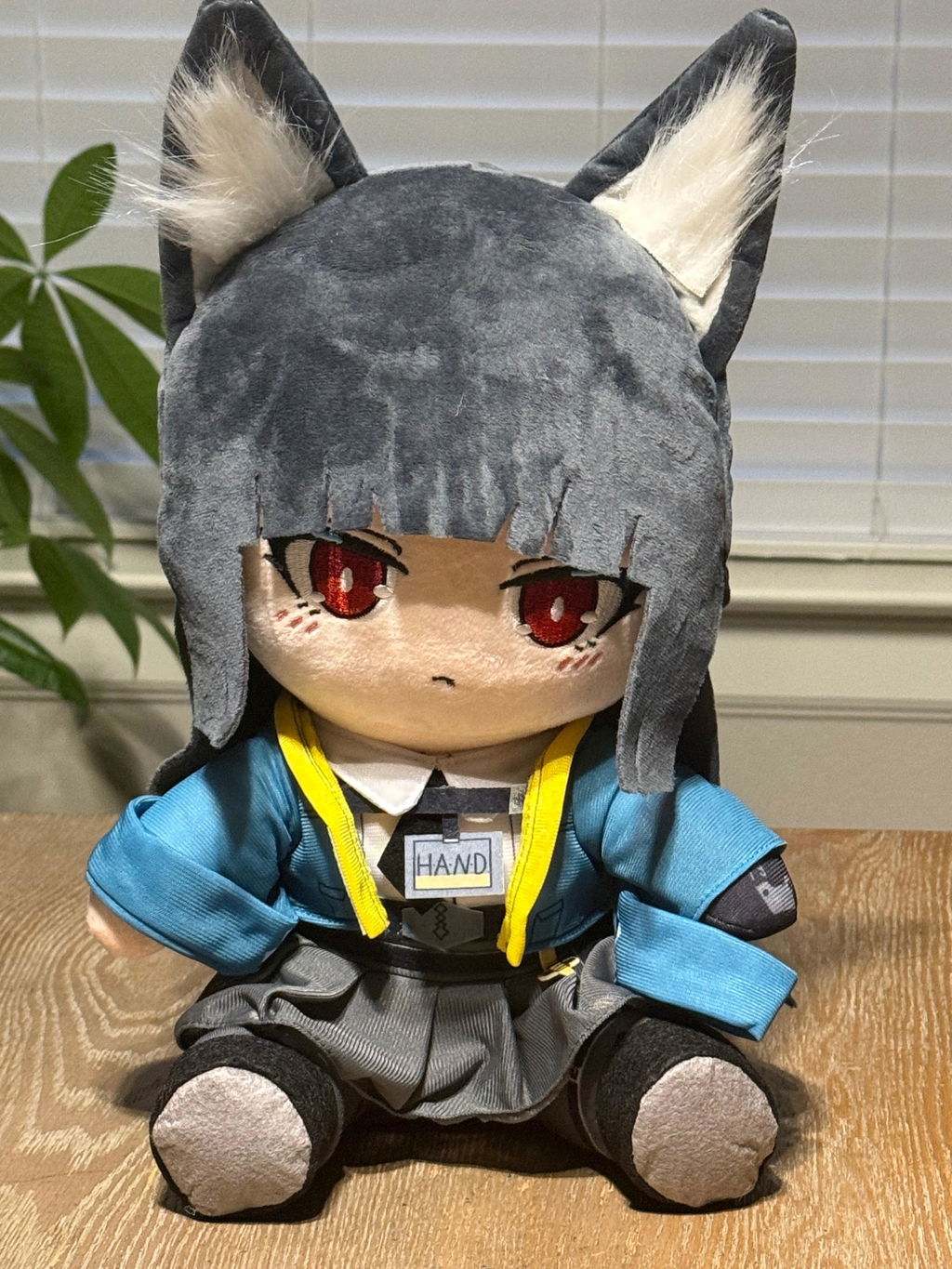 Presale-Smile House Fanart With Ears Clothes Plushies Big Eyes Ver Detail Plush Doll 30CM