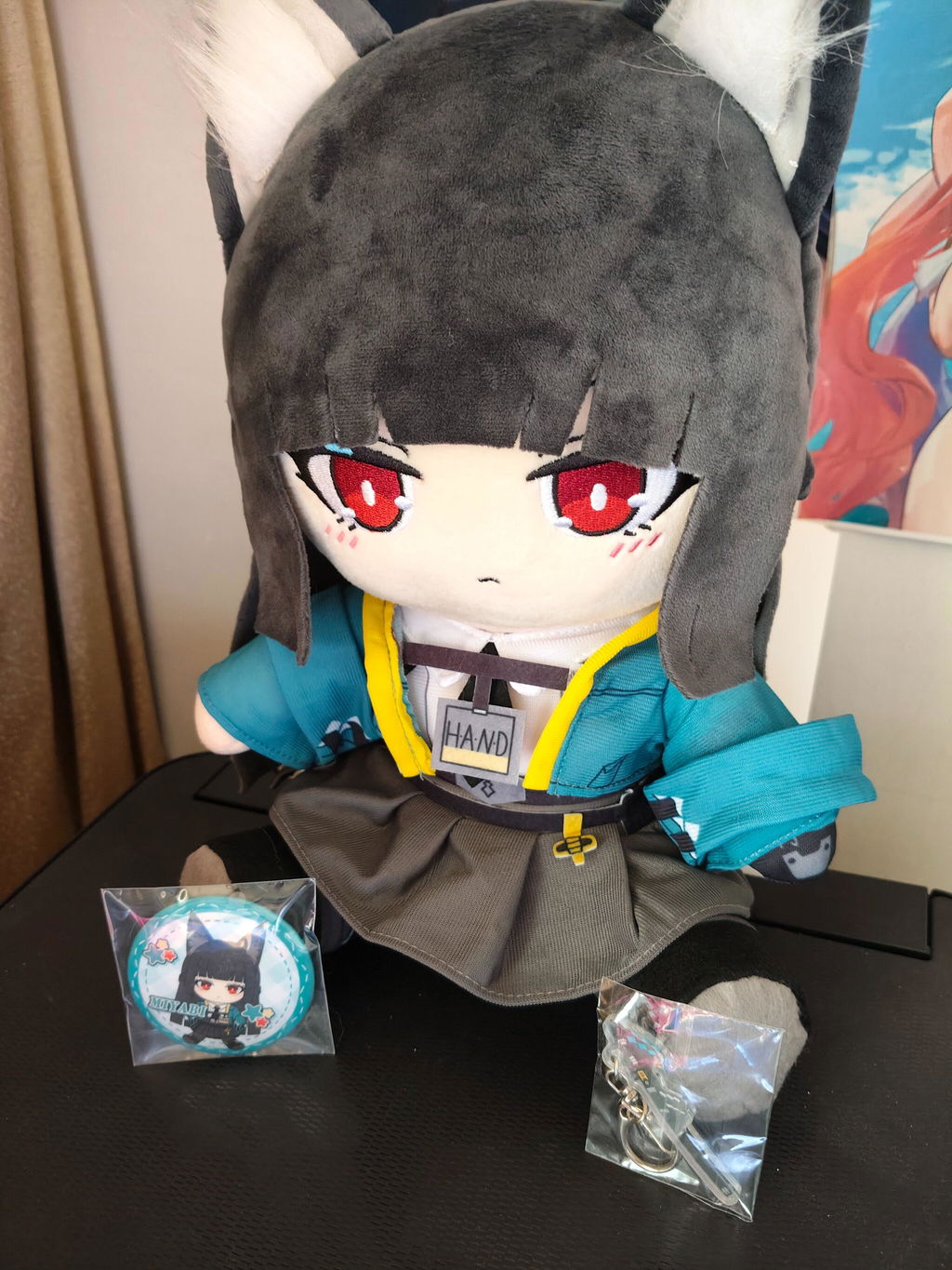 Presale-Smile House Fanart With Ears Clothes Plushies Big Eyes Ver Detail Plush Doll 30CM