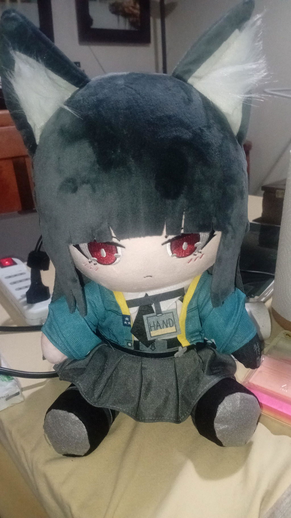 Presale-Smile House Fanart With Ears Clothes Plushies Big Eyes Ver Detail Plush Doll 30CM