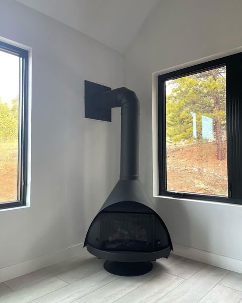 MALM Zircon Gas B-Vent Mid Century Modern Fireplace NG or LP MCM gas fireplace
