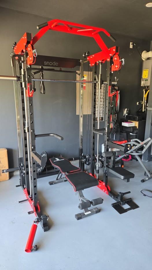 Snode ALL10 Pro Smith Machine Functional Trainer Power Rack