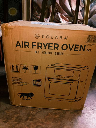 Deep's photo — his SOLARA Air Fryer Oven on delivery