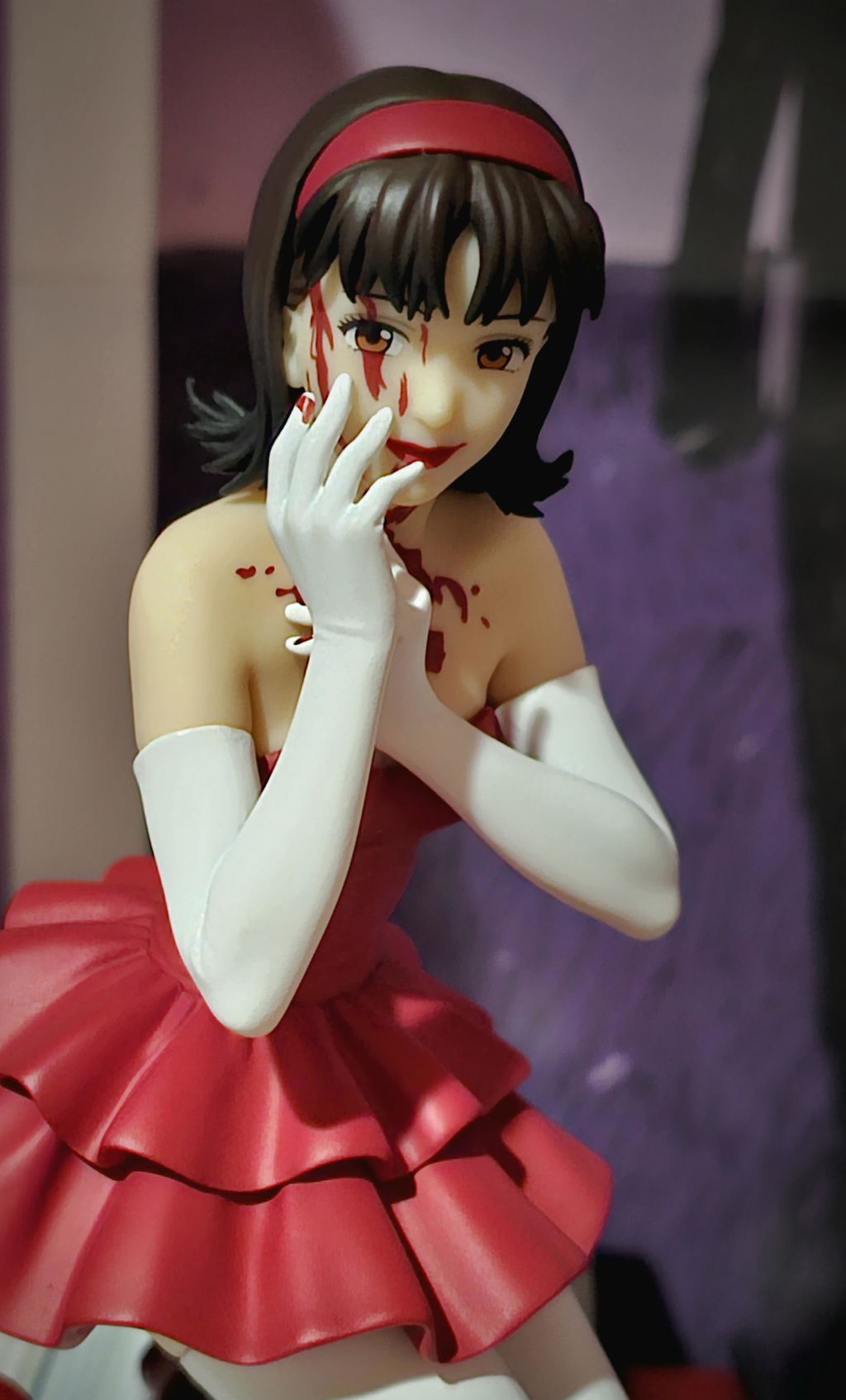 mima kirigoe red dress In Stock GSC Pop Up Parade Perfect Blue Mima Kirigoe PVC Figure H130mm Painted