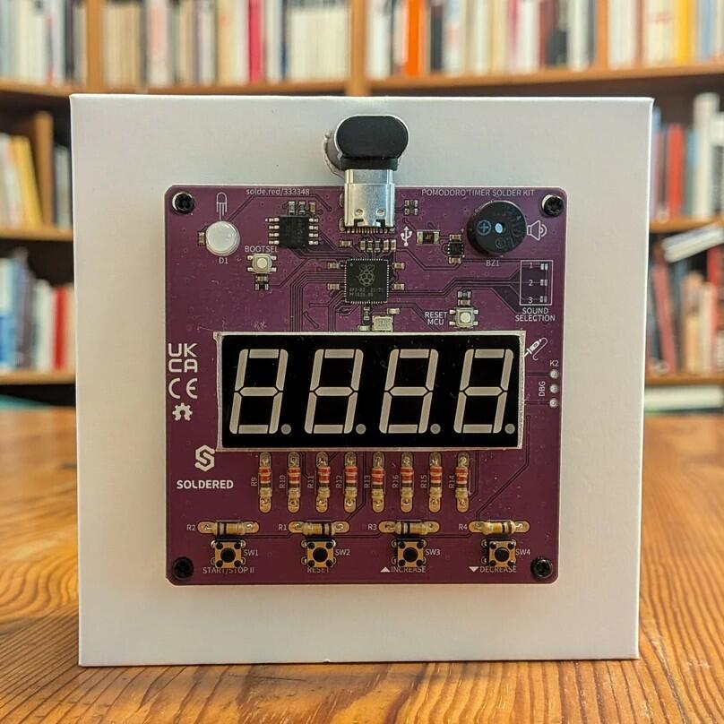 Pomodoro Timer Solder Kit