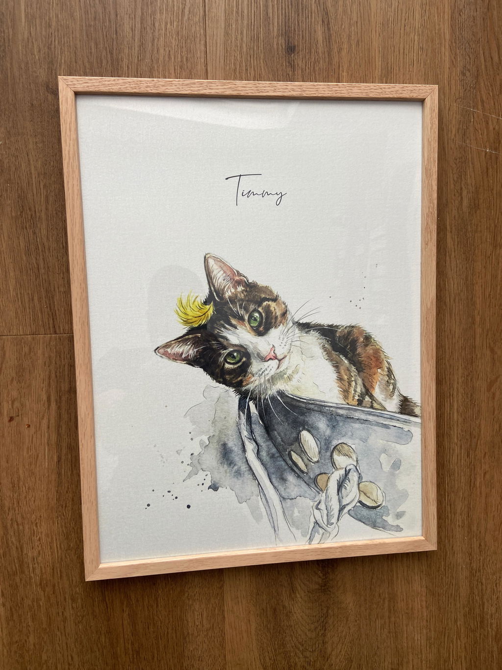Personalisiertes illustriertes Tierportrait