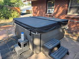 DuraTherm Spa Cover: Standard Duty 4-Side Jet Black