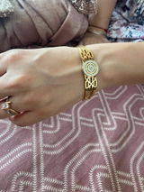 Winged Circle Bracelet