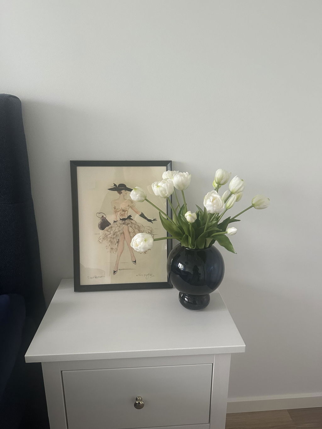 Meadow Swirl Vase - Blå | Lille