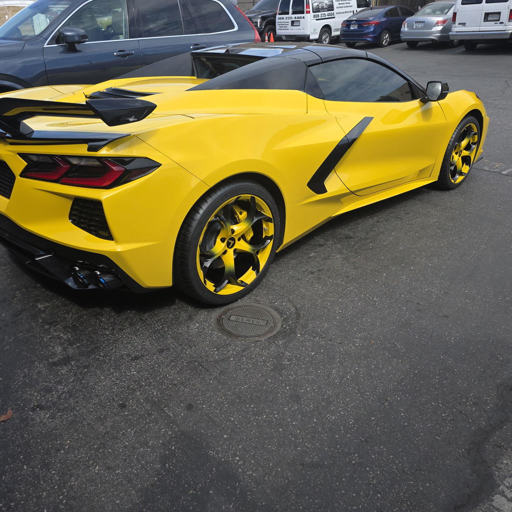 SC-07M Corvette C8 Stingray/Z51 Competition Yellow 19x8.5 20x11, 20x9 21x12