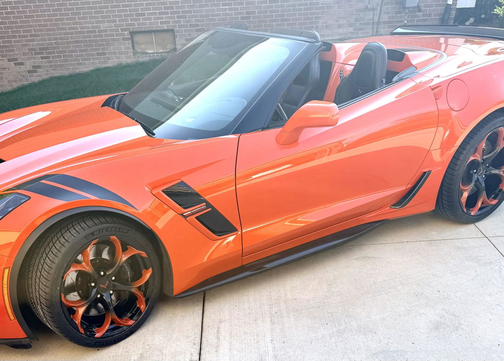 SC-07M Corvette C7 Stingray/Z51 Serbring Orange 18x8.5 19x10,19x8.5 20x12