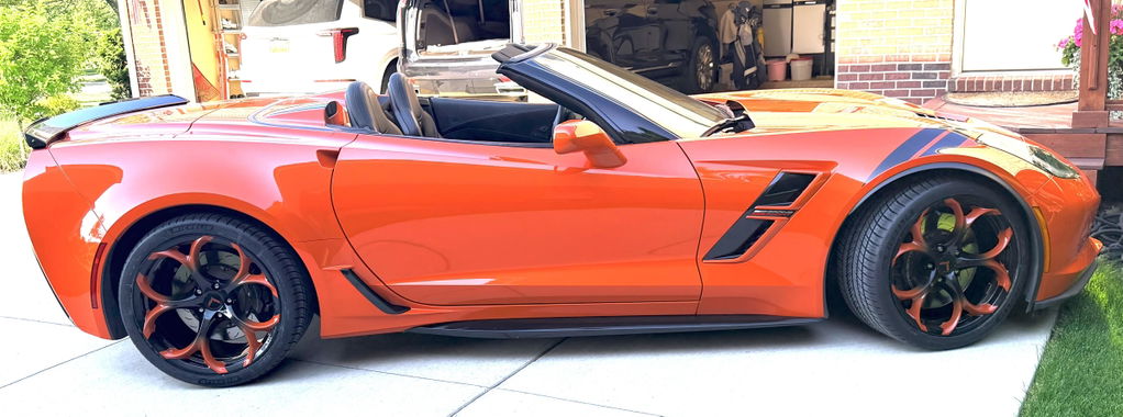 SC-07M Corvette C7 Stingray/Z51 Serbring Orange 18x8.5 19x10,19x8.5 20x12