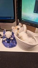 A04:Adorable Calico Squishy Cat Toy