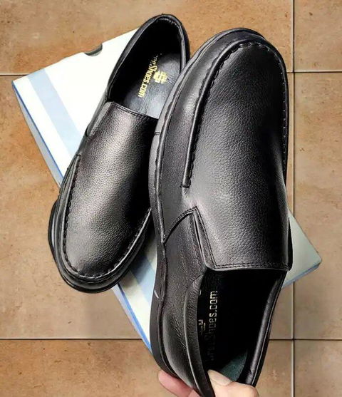 Formal Loafers for Men Pure Leather Comfort Slip On Shoes