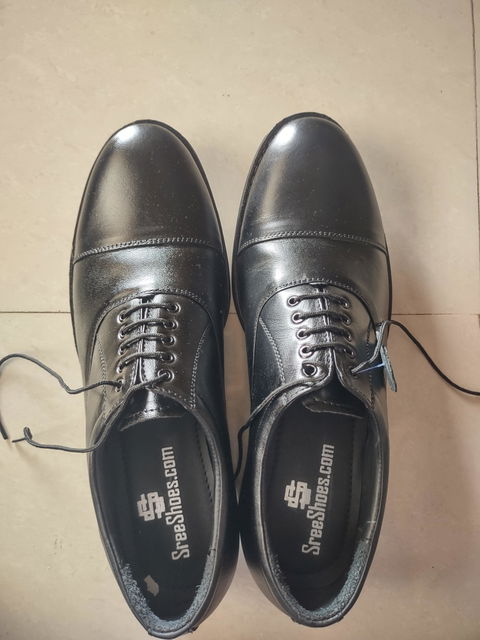 Police Uniform Shoes Pure Leather Oxford for Women