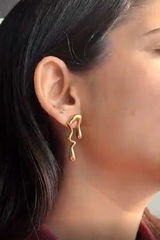 Designer Raindrop Earring in Stainless Steel