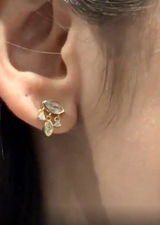 Elegant Dainty Dangle Earrings with Sparkling Marquise CZ in Sterling Silver – Perfect Gift for Her