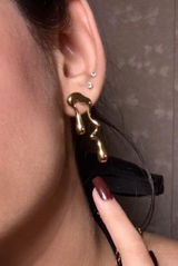 Designer Raindrop Earring in Stainless Steel