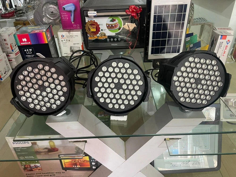 P1 DMX512 54x3W RGBW Par Light 200W for DJ Stage