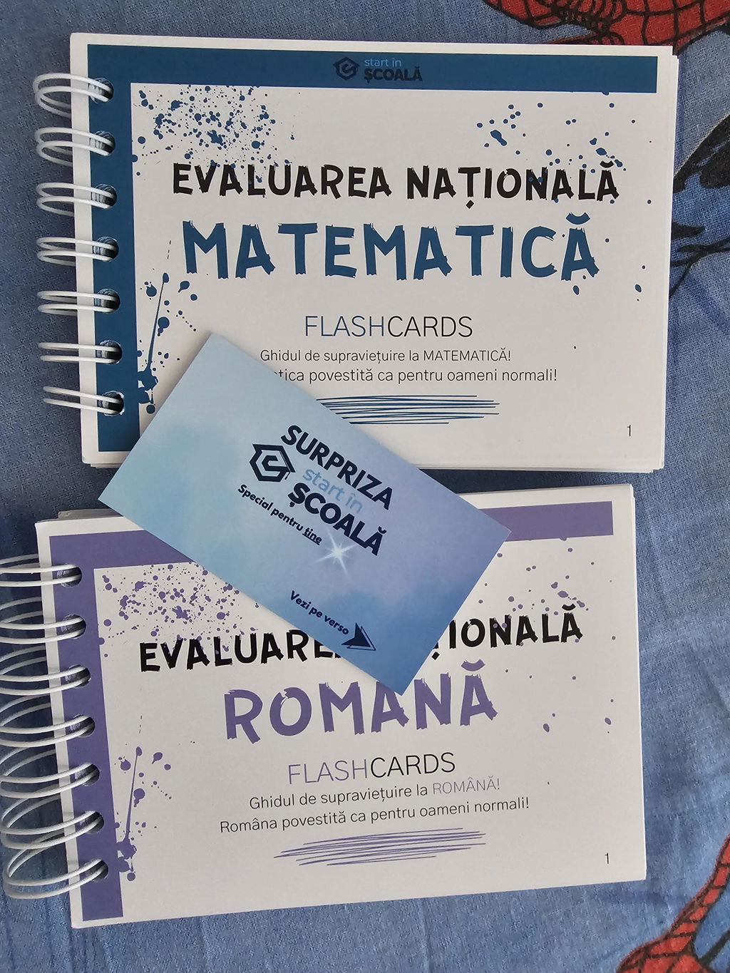 Evaluare Națională Pachet Flashcard-uri Română + Matematică