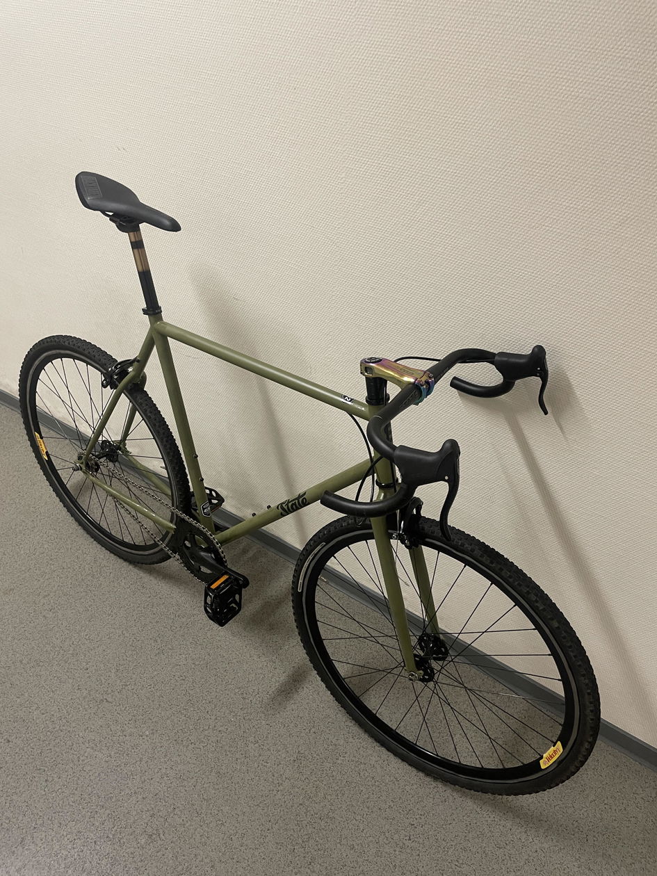 4130 Steel - Fixed Gear / Single-Speed - Frame Set - Matte Olive