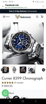 Curren 8399 Chronograph