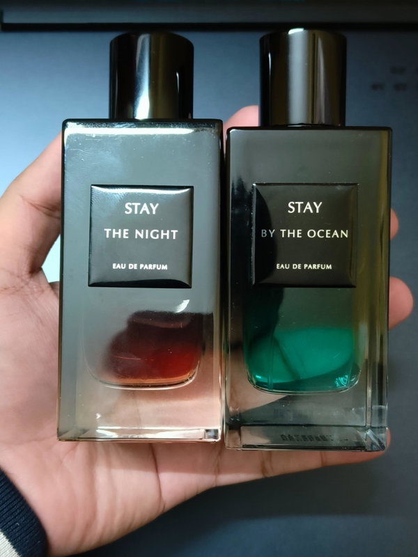Tuhin's STAY The Night and STAY By The Ocean bottles
