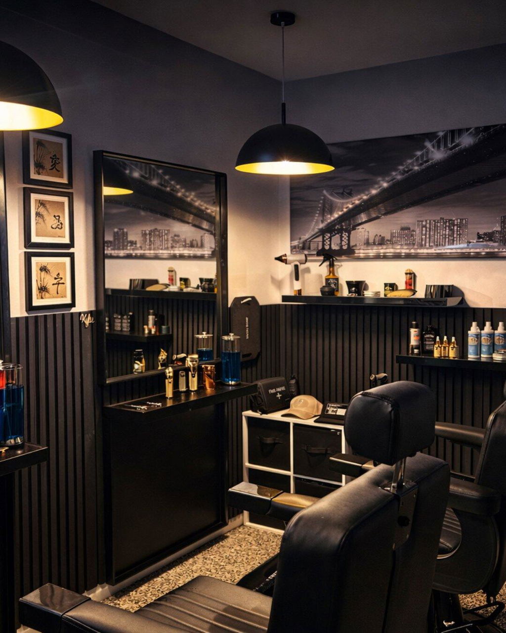 Acoustic Peel & Stick Panels - Charcoal Oak