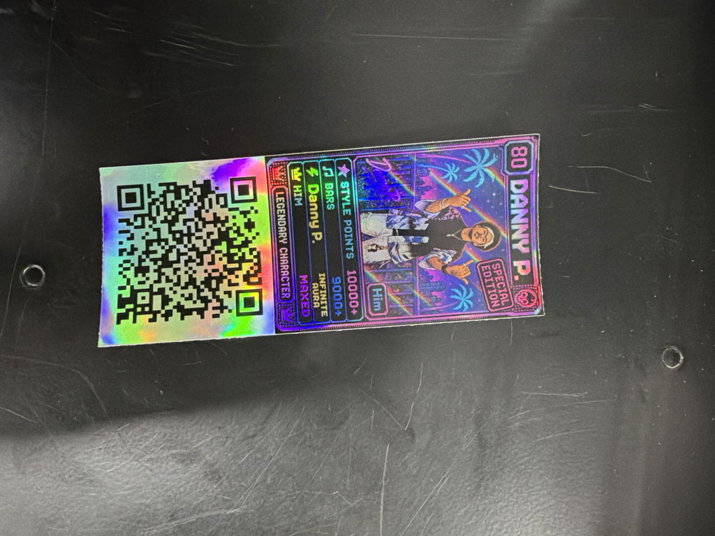 QR Code Holographic Stickers