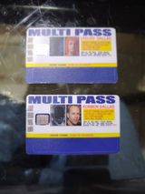 KORBEN Multi Pass – Sticker pour carte bancaire, disponible en deux formats.