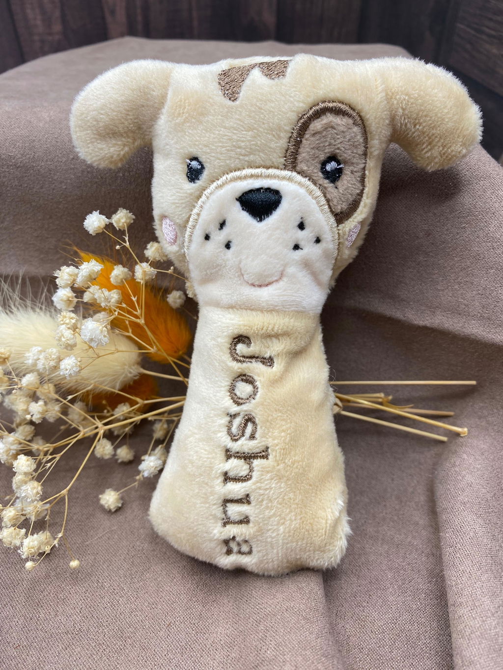 Stabrassel Stickdatei Hund Katze Maus