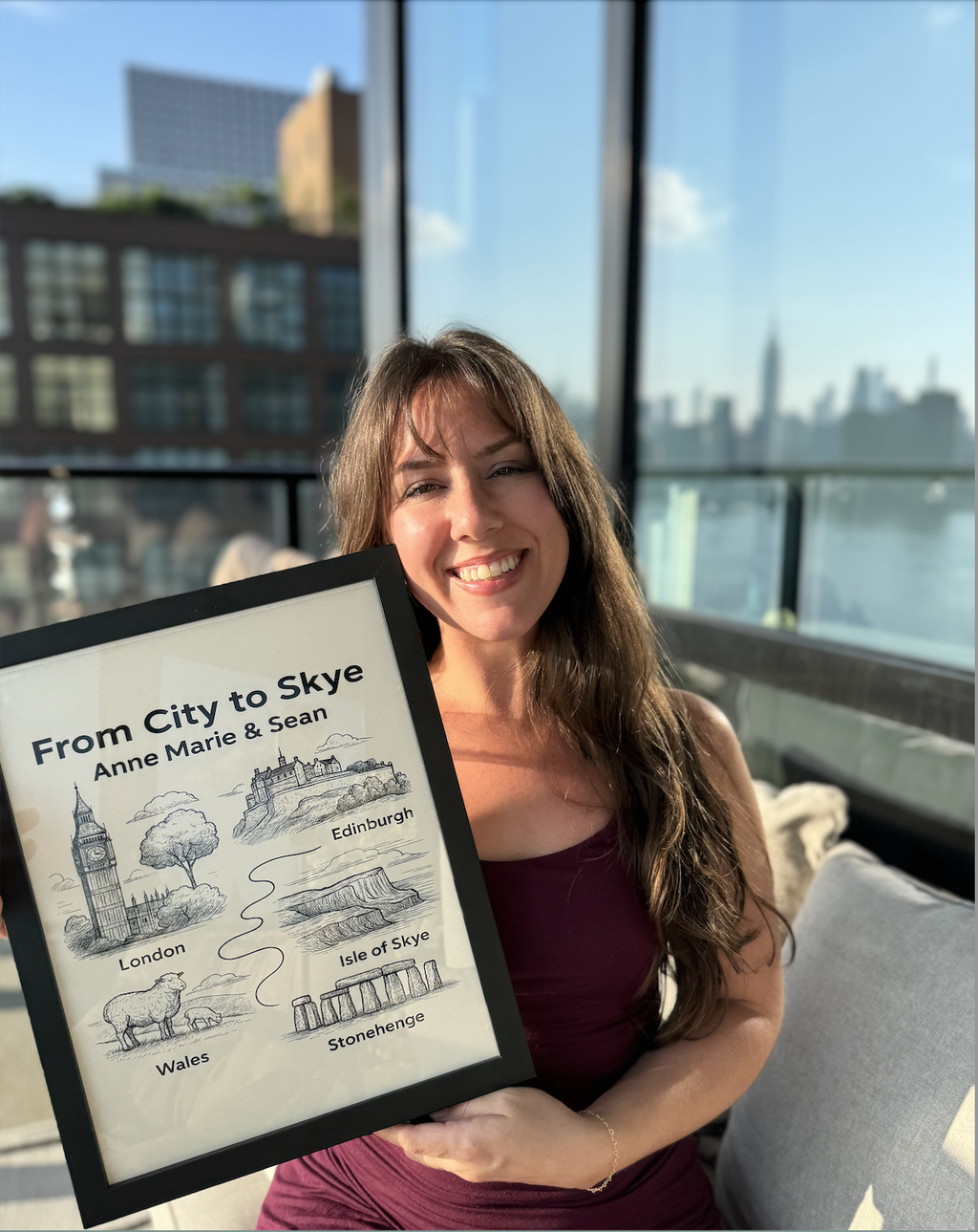 Custom Illustrated StoryMap Gift