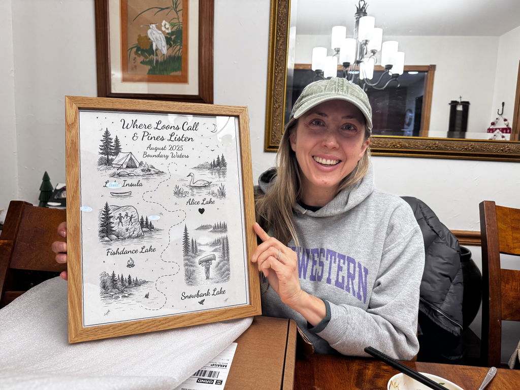 Custom Illustrated StoryMap Gift