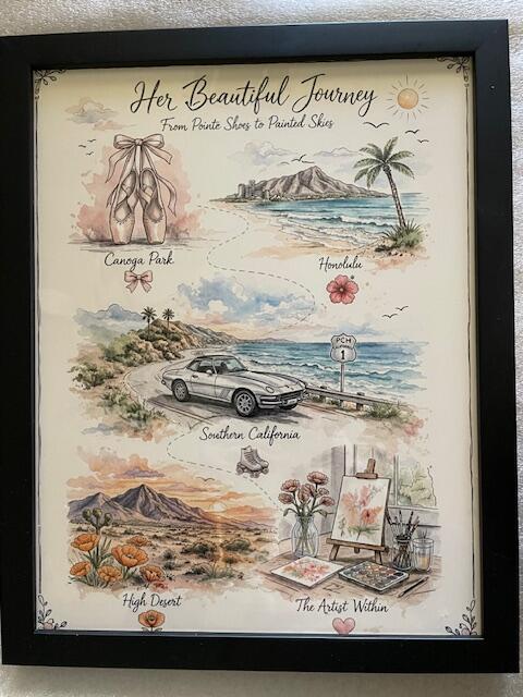 Custom Illustrated StoryMap Gift