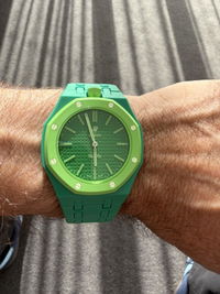 [AP x Swatch Royal Pop] Bioceramic/Silicone Strap - Green