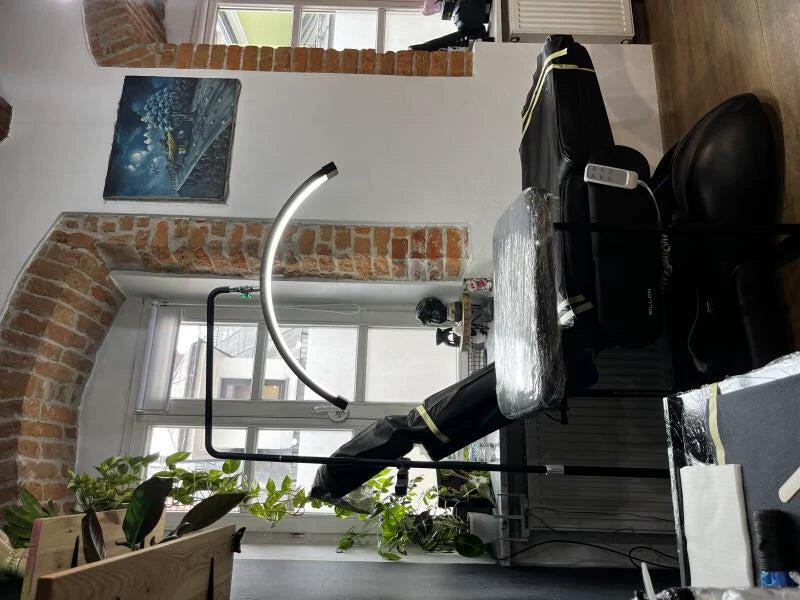Lampa kosmetyczna POL Moon III - Złota