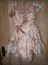 Anna Ball Princess Pink Blue Prom Dress