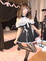 Kitten Bullet Gemstone Gallery Short Sleeve Dress