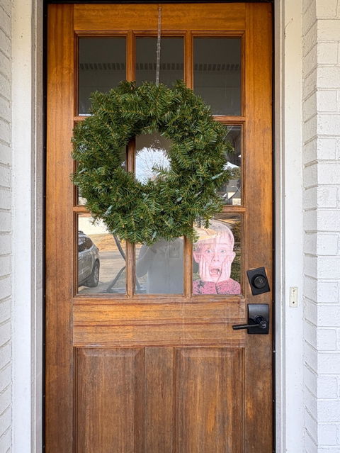 Kevin McCallister Window Face Cutout