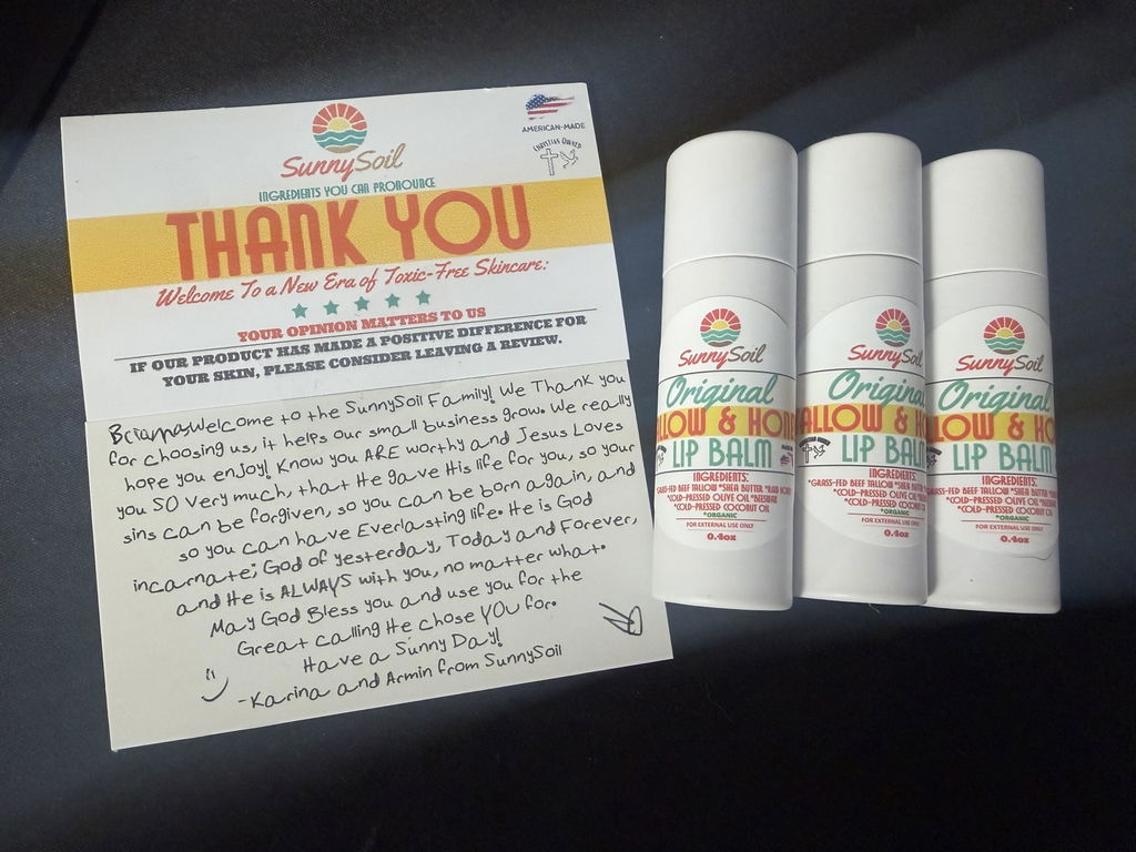 Tallow & Honey Lip Balm (Pack of 3)