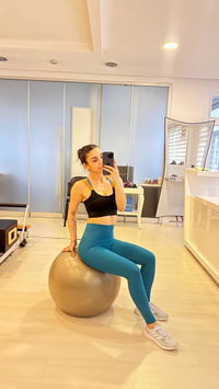 Popi Yüksek Bel Marine Spor Tayt